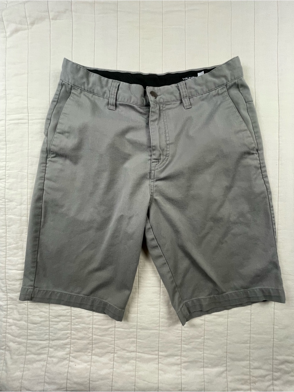 Volcom Men's Gray Casual Chino Shorts 30W